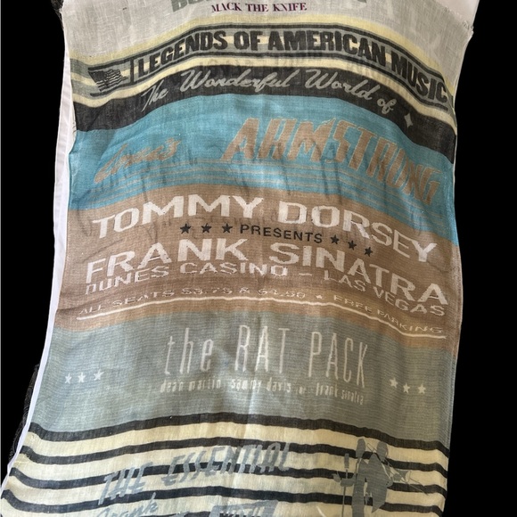 Multicoloured Digital Printed Linen - 60*180 - Picture 2 of 4